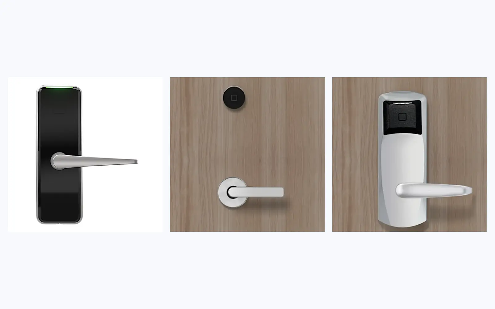 dormakaba electronic lock family including Saffire, Quantum Pixel, and RT Plus products