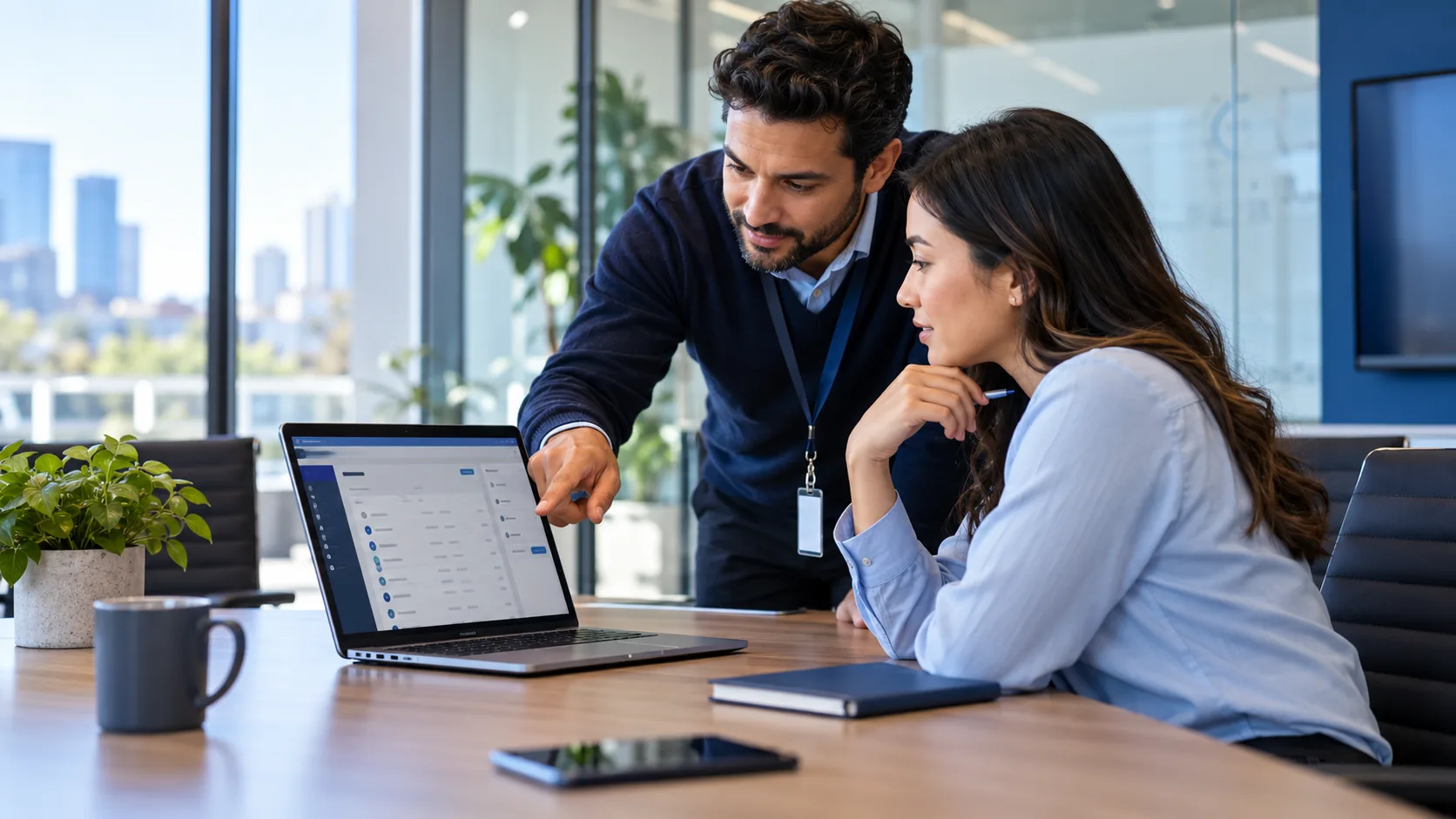 Illustrative office collaboration and Microsoft 365 administration